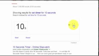 google countdown timer