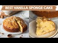 FLUFFY VANILLA SPONGE CAKE RECIPE | SIMPLE VANILLA AND DRY FRUIT CAKE | baking in a 32 year old oven