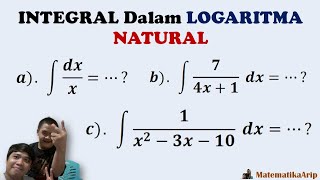 Integral dalam Logaritma Natural