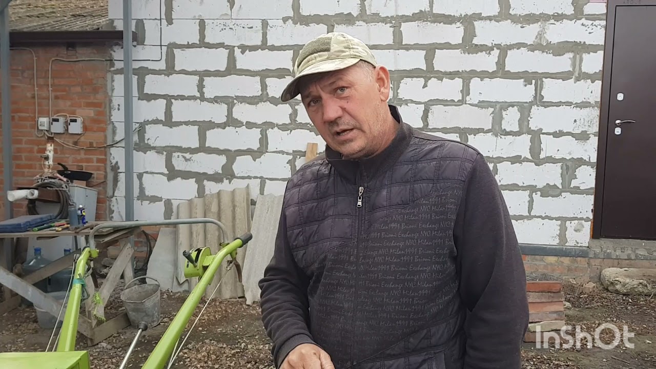 Обзор тяжёлого дизельного китайского мотоблока 12 лошадей. - YouTube