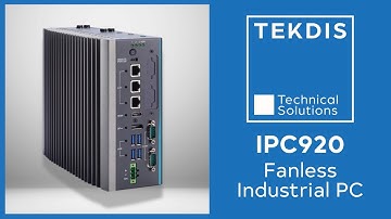 Power Your Industrial Solutions with the IPC920 Fanless Computer | TEKDIS LLC