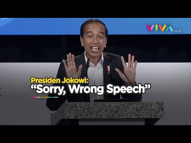 Full Bahasa Inggris, Banyolan Jokowi Sentil Pilpres Saat Pidato di Singapura class=