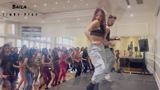 Baila - Simon Ryan ( Footwork Bachata Simone y Danila ) Cyprus