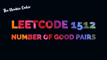 Leetcode 1512 | Number of Good Pairs | Easy