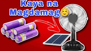 How to Replace a Solar Fan Battery Magdamagan na!