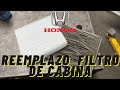 Honda Civic Reemplazo De Filtro De Cabina!