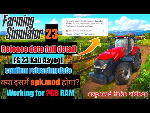 Farming Simulator 23 Apk Release Date & New Trailer