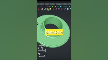 🔧 Ondsel ES - 3D Model A Weld Neck Flange - Ondsel Tutorial - FreeCAD Revolve | #Shorts