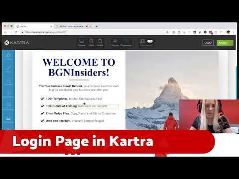 How to Create a Membership Login Page on Kartra