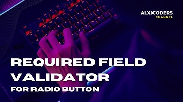 Required Field Validator  For Radio Button in ASP.net
