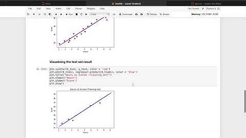 Prediction using supervised Machine Learning- Linear Regression