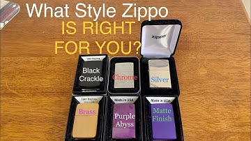 Buying Your First Zippo: What Finish Is Right For You ?