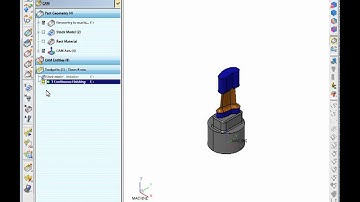 WorkNC V21 CADCAM software Continuous Finishing toolpath