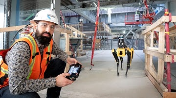 Spot the robot dog being used on construction sites