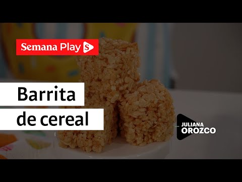 Receta de barra de cereales con masmelos | Juliana Orozco