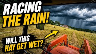 Racing the rain!