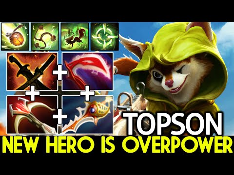 TOPSON [Hoodwink] New Hero Is OP With Full Physical Build Dota 2