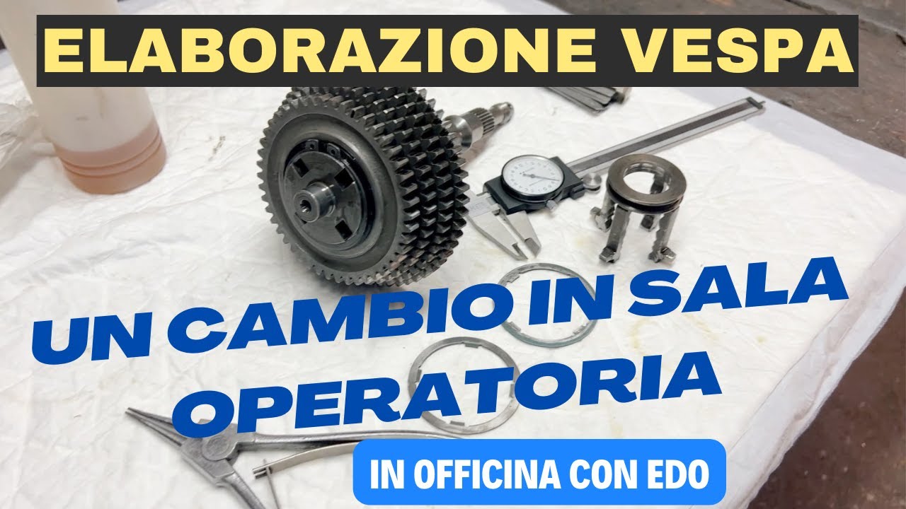 Elaborazione Vespa: revisione cambio
