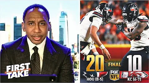 FIRST TAKE | "Texans defense sent Mahomes to the hell" - Stephen A. on Texans 20-10 win over Chiefs