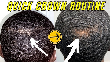 360 Waves Crown Routine | How To Fix Line In Crown