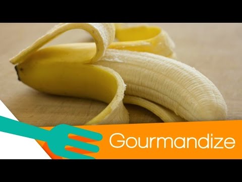 Comment éplucher une banane la bonne façon! - gourmandize