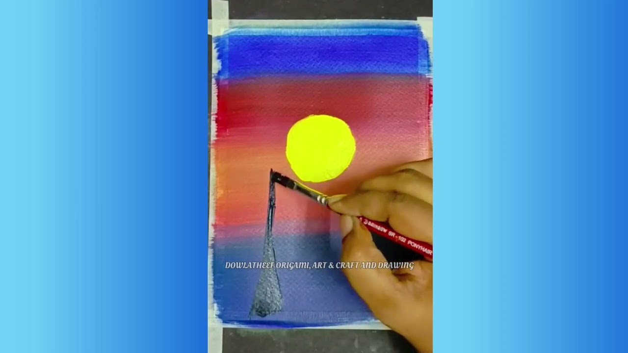 Beautiful Scenery Painting by dowlatheef