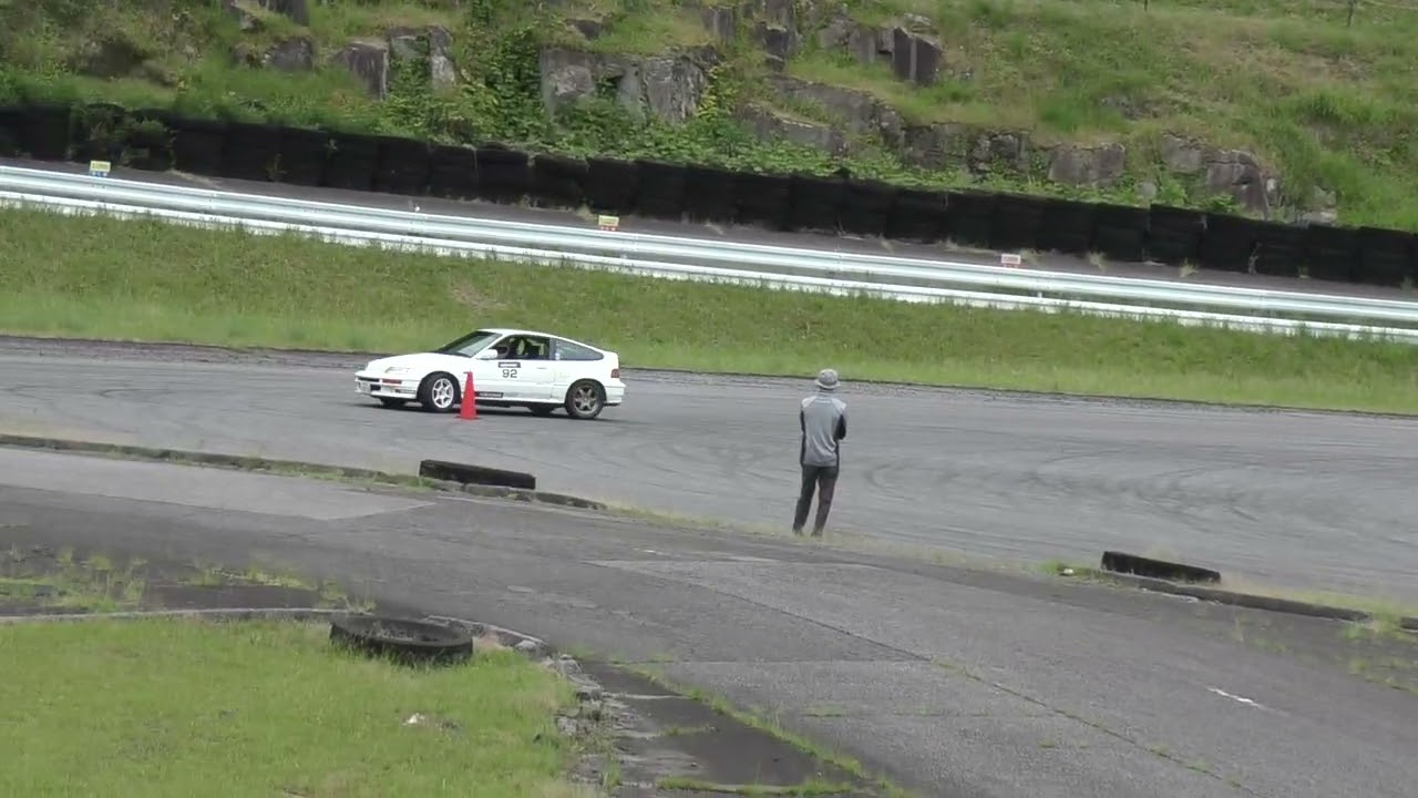 260524キョウセイジムカーナ練習会 1249 CRX白 - YouTube 260524キョウセイジムカーナ練習会 1249 CRX白 - YouTube