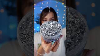 Trying Silver Slime 🩶 #asmr #asmrslime #slime #relaxing #sleep