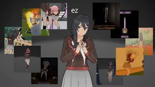 Eliminating Rivals Based On Their Dark/Embarrassing Secret- Yandere Simulator 1980s Mode