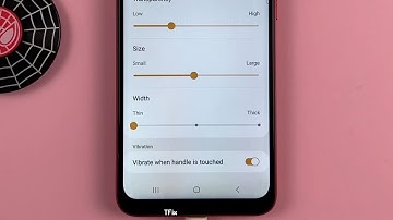 How to enable/disable Vibration when touching the edge panel, smart sidebar Samsung A03 Android 13