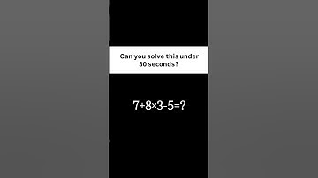 Can you solve this under 30 seconds #geometry #mathematical #reels #maths #quiz #mathproblems #math