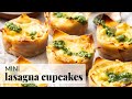 Mini Lasagna Cupcakes
