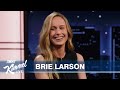 Brie larson on bursting into tears when she met jlo being a party dj  rain in los angeles