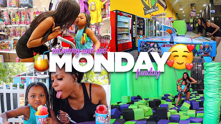 Mommy & Me MONDAY FUNDAY: Trampoline Park, SnoCones, Lunch Date, + Shopping at Target ♡