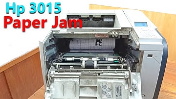 How to fix paper jam problem Hp laserjet 3015 printer