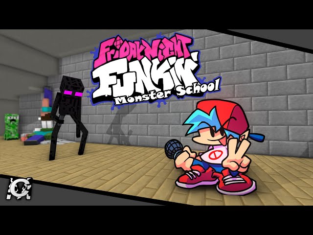 Friday Night Funkin | Monster school | Minecraft Animation class=