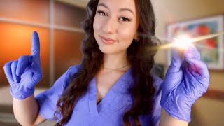 ASMR The MOST Detailed Cranial Nerve Exam Roleplay 😴 Eye Exam, Focus Tests & Follow My Instructions