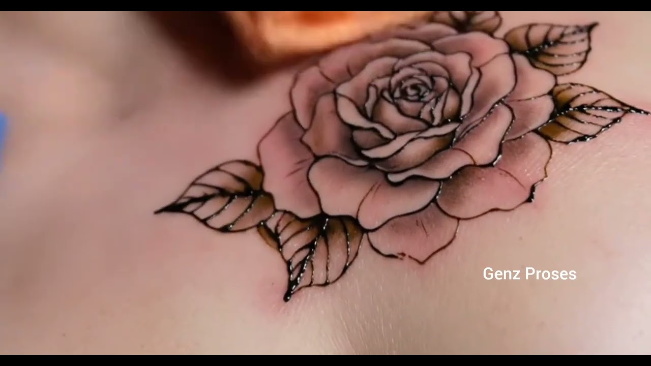 Inside the Tattoo Factory: The Process of Making a Pin-up Girl Tattoo (The Complete Process)