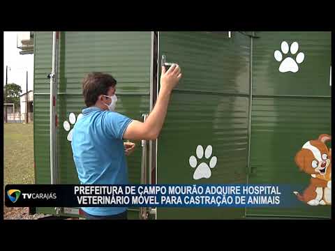 Prefeitura de Campo Mourão adquiri hospital veterinário móvel para castração de animais