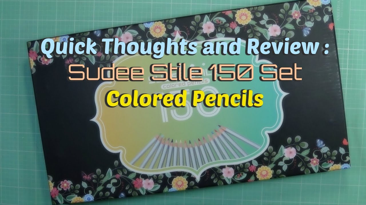 Sudee Stile 150 Colored Pencils Color Chart
