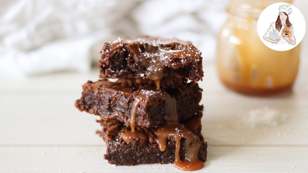 Salted Caramel Brownies Recipe | Recipes by Carina