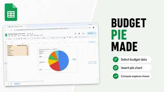 Google Sheets: How to Create a Budget Pie Chart (Visualize Expense Shares)