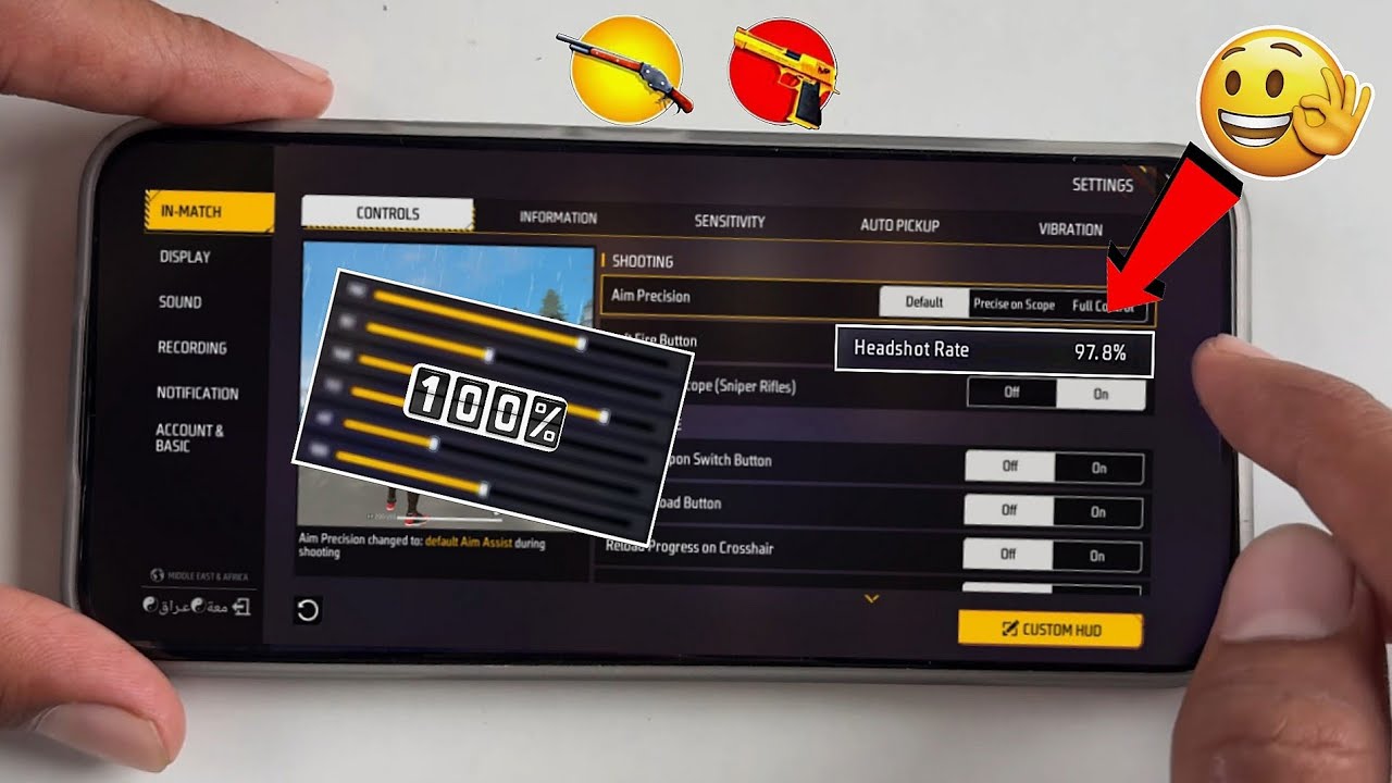 Hud Keycode 2 finger custom hud free fire code | 2 finger custom hud code - YouTube