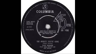 UK New Entry 1965 (67) Cliff Richard - The Minute You're Gone