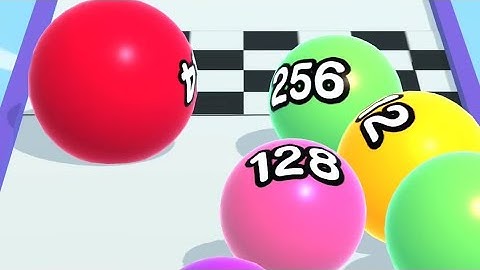 Ball Run 2048 - All Levels Gameplay Walkthrough Android iOS 5FT45