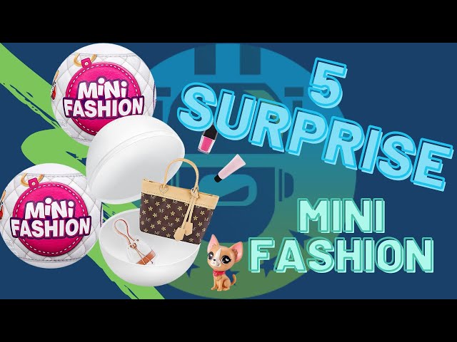 Mini Brands Mini Fashion Dream Wardrobe with Exclusive Metallic Mini Fashion  Bag by ZURU