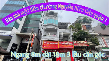 Bán nhà mặt tiền Nguyễn Hữu Cầu quận 1 ngang 8m dài 18m 3 lầu giá 60 tỷ Liên Hệ 0977771919 #saigon