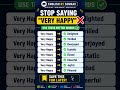 Stop Saying "Very Happy" ❌ | Speak Better English Instantly 🚀 #shorts