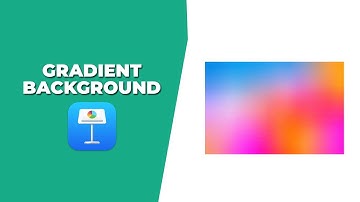 How to make a gradient background in keynote