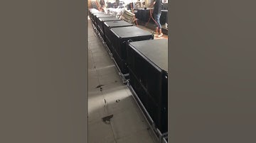 CVR Audio dual 12’’ line array three way x 32pcs